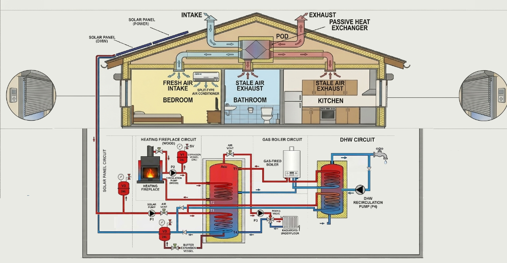 Smart Home Physical Infrastructure Diagram